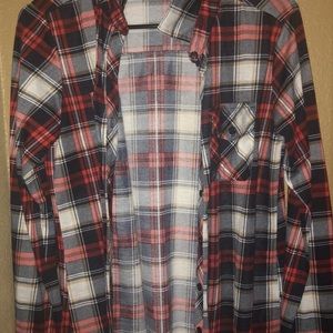 Red & Blue Pattern Flannel